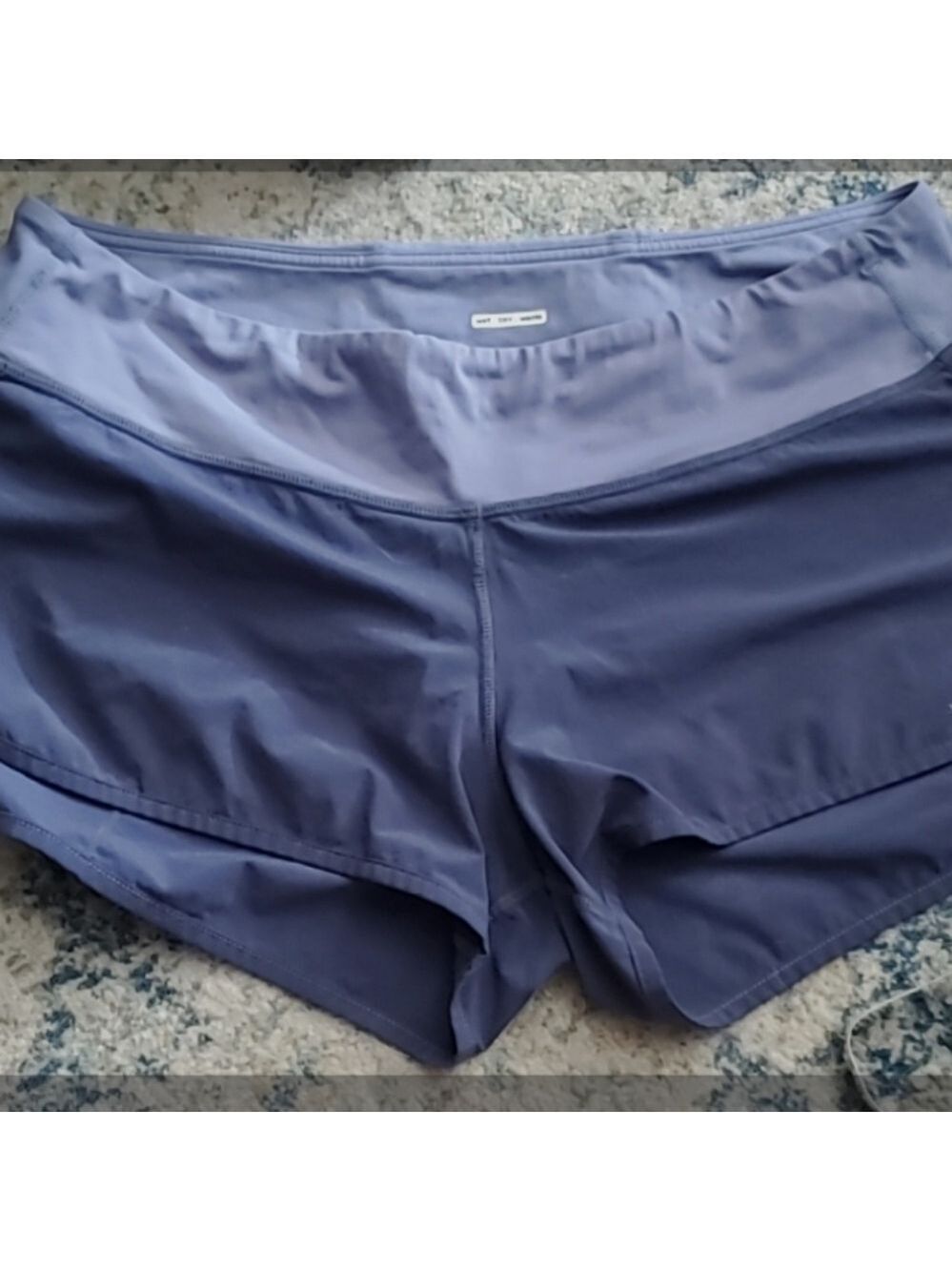 Lululemon Speed Up Shorts Wild Indigo 2.5" Size 10